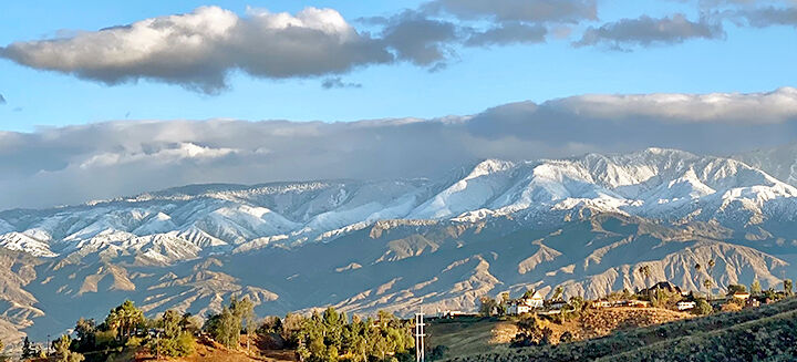 Snow in our mountains